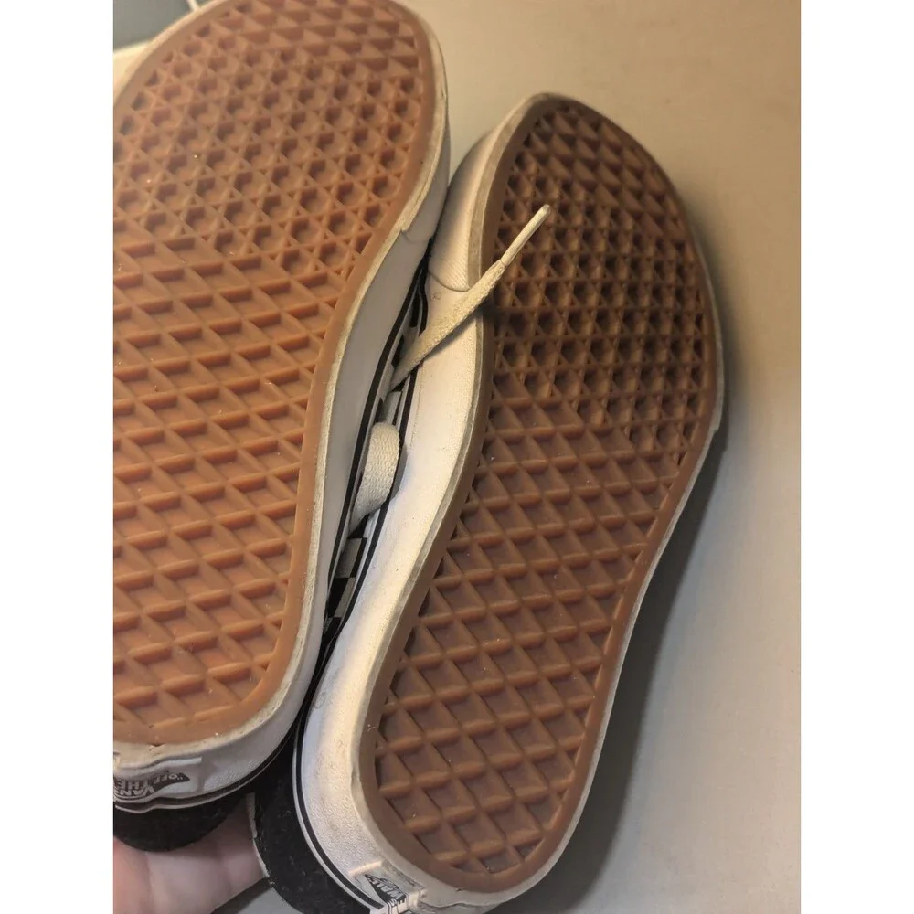 RARE🔥 VANS Old‎ Skool Checkerboard Flag Sz 7 Men's Skateboarding Shoes BMX